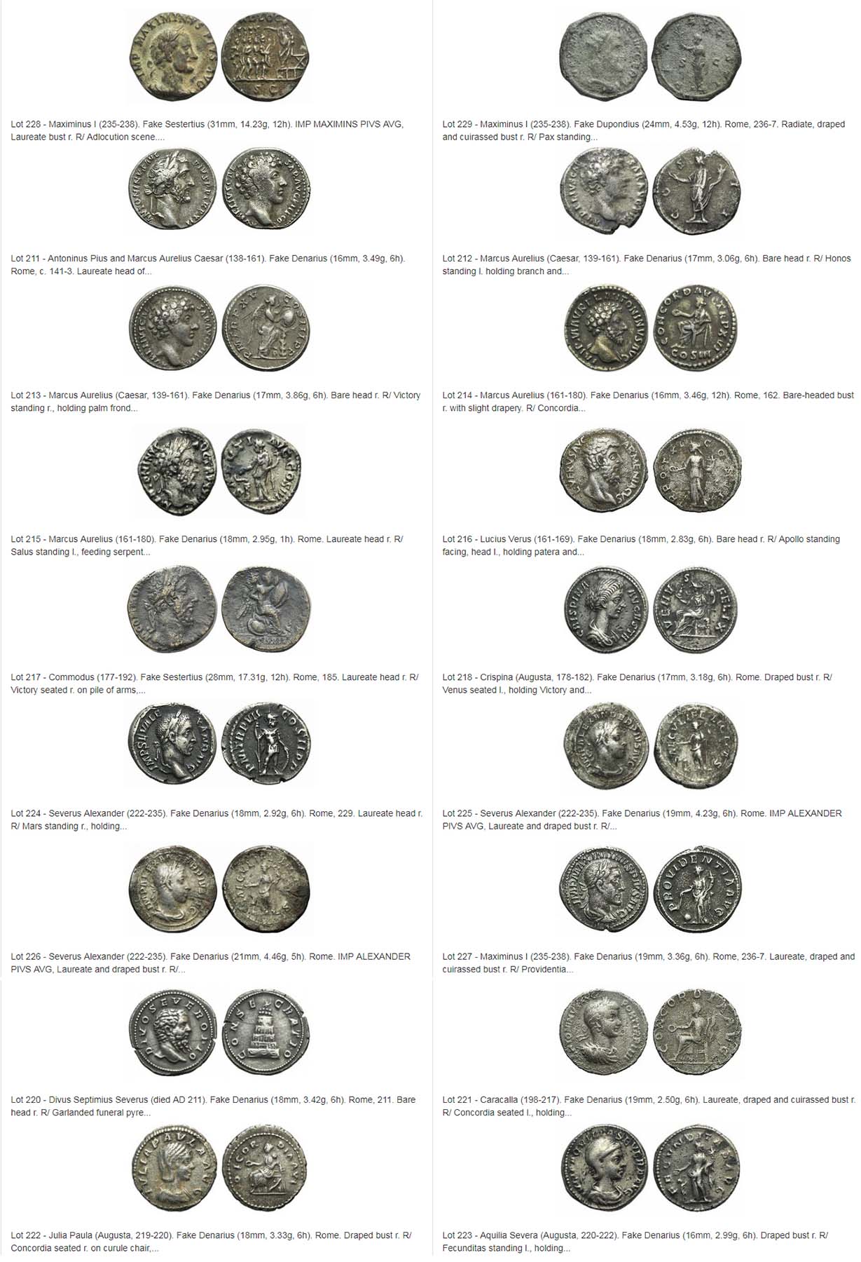 Posted-For-History-So-We-Remember-These:-Roma-Numismatics-Lot-Of-Copies
